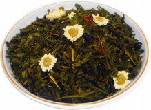 Чай зеленый Улыбка Гейши, 500 г, крупнолистовой зеленый ароматизированный чай